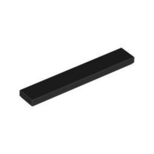 LEGO 6636 Tile 1 x 6 (Black)