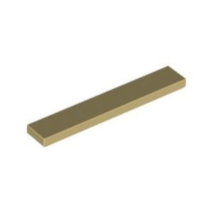 LEGO 6636 Tile 1 x 6 (Tan)