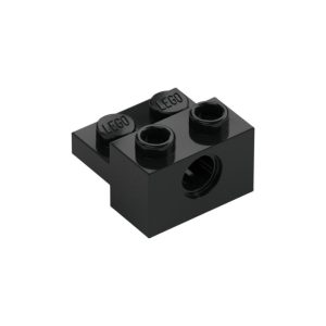 LEGO 73109 Technic Brick Special 1 x 2 with Pin Hole and 1 x 2 Plate (Black)