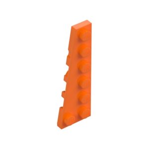 LEGO 78443 Wedge Plate 6 x 2 Left (Orange)