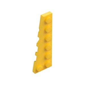 LEGO 78443 Wedge Plate 6 x 2 Left (Yellow)
