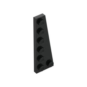 LEGO 78444 Wedge Plate 6 x 2 Right (Black)