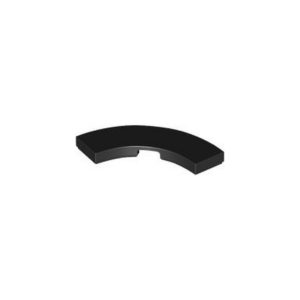 LEGO 79393 Tile 3 x 3 Curved, Macaroni (Black)