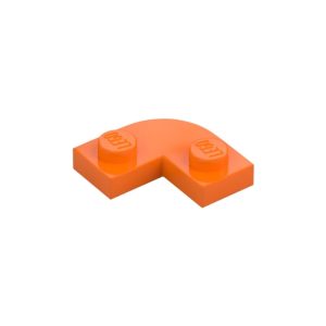 LEGO 79491 Plate Round Corner 2 x 2 with 1 x 1 Cutout (Orange)