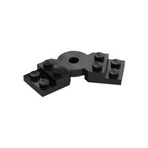 LEGO 79846 Plate Angled 2 x 2 with Step and Hole in Center (Black)