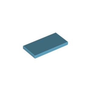 LEGO 87079 Tile 2 x 4 (Medium Azure)