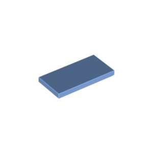 LEGO 87079 Tile 2 x 4 (Medium Blue)