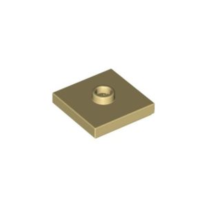 LEGO 87580 Plate 2 x 2 with Groove and 1 Center Stud (Tan)