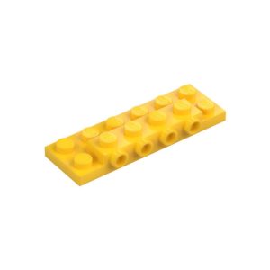 LEGO 87609 Plate Special 2 x 6 x 2/3 with 4 Studs on Side (Yellow)