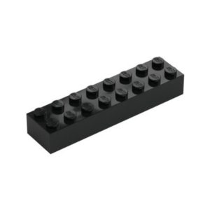 LEGO 3007 Brick 2 x 8 (Black)