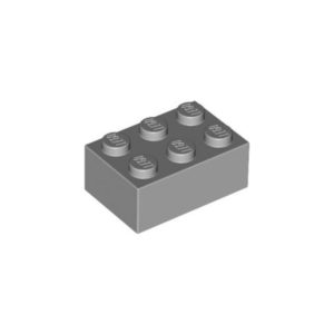 LEGO 3002 Brick 2 x 3 (Light Bluish Gray)