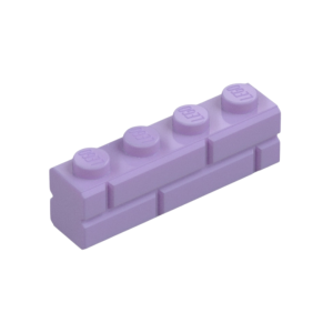 LEGO 15533 Brick Special 1 x 4 with Masonry Brick Profile (Lavender)