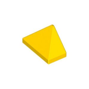 LEGO 15571 Slope 45° 2 x 1 Triple with Inside Stud Holder (Yellow)