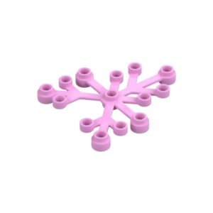 LEGO 2417 Plant Leaves 6 x 5 (Bright Pink)