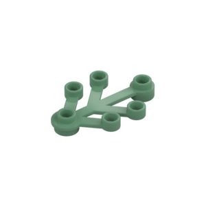 LEGO 2423 Plant Leaves 4 x 3 (Sand Green)