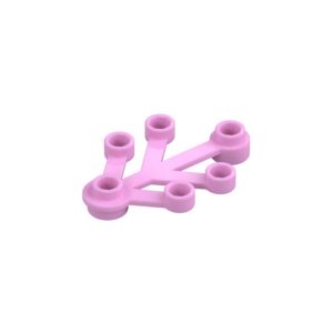 LEGO 2423 Plant Leaves 4 x 3 (Bright Pink)