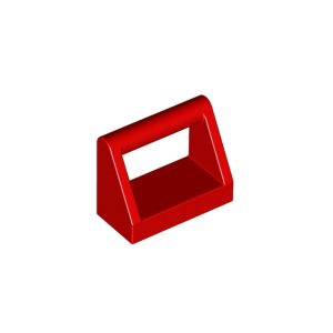 LEGO 2432 Tile Special 1 x 2 with Handle (Red)