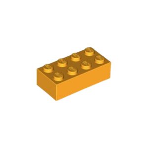 LEGO 3001 Brick 2 x 4 (Bright Light Orange)