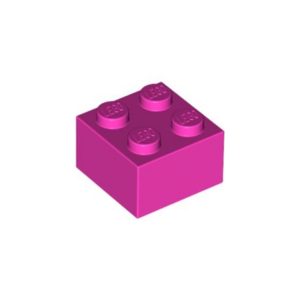 LEGO 3003 Brick 2 x 2 (Dark Pink)