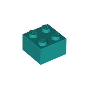 LEGO 3003 Brick 2 x 2 (Dark Turquoise)