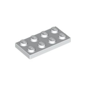 LEGO 3020 Plate 2 x 4 (White)