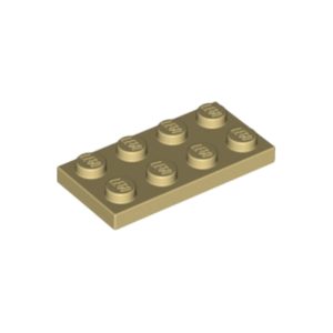 LEGO 3020 Plate 2 x 4 (Tan)