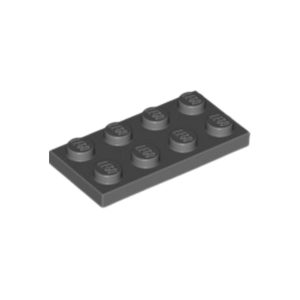LEGO 3020 Plate 2 x 4 (Dark Bluish Grey)