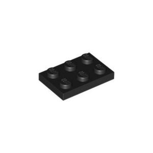 LEGO 3021 Plate 2 x 3 (Black)
