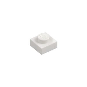 LEGO 3024 Plate 1 x 1 (White)