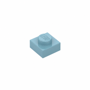 LEGO 3024 Plate 1 x 1 (Pastel Blue)