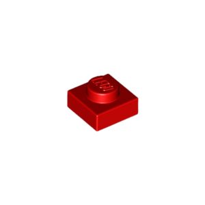 LEGO 3024 Plate 1 x 1 (Red)