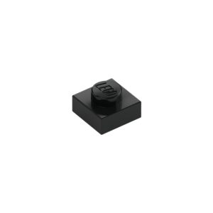 LEGO 3024 Plate 1 x 1 (Black)
