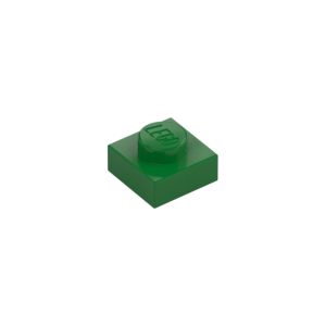 LEGO 3024 Plate 1 x 1 (Green)