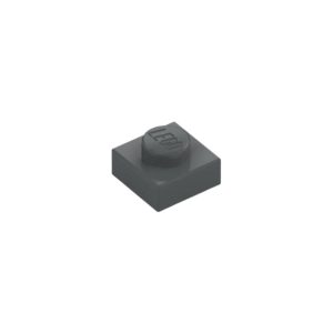 LEGO 3024 Plate 1 x 1 (Dark Bluish Gray)