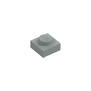 LEGO 3024 Plate 1 x 1 (Light Bluish Gray)