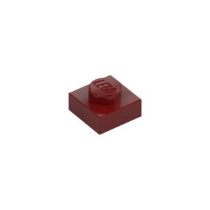 LEGO 3024 Plate 1 x 1 (Dark Red)