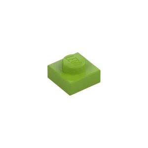 LEGO 3024 Plate 1 x 1 (Lime)
