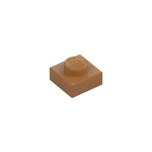 LEGO 3024 Plate 1 x 1 (Medium Nougat)