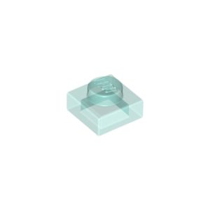 LEGO 3024 Plate 1 x 1 (Transparent Light Blue)