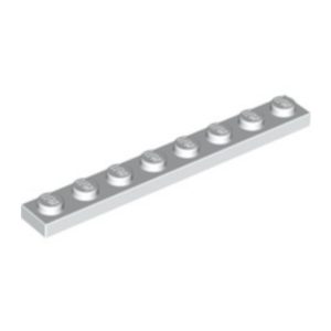 LEGO 3460 Plate 1 x 8 (White)