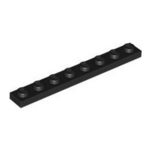 LEGO 3460 Plate 1 x 8 (Black)