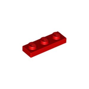 LEGO 3623 Plate 1 x 3 (Red)