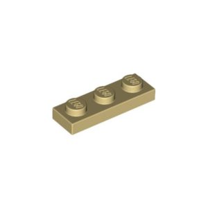 LEGO 3623 Plate 1 x 3 (Tan)
