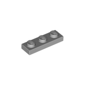LEGO 3623 Plate 1 x 3 (Light Bluish Gray)