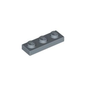LEGO 3623 Plate 1 x 3 (Sand Blue)