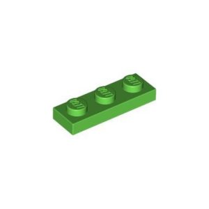 LEGO 3623 Plate 1 x 3 (Bright Green)