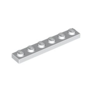 LEGO 3666 Plate 1 x 6 (White)