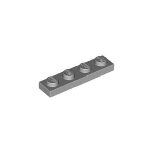 LEGO 3710 Plate 1 x 4 (Light Bluish Gray)