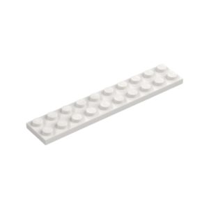 LEGO 3832 Plate 2 x 10 (White)