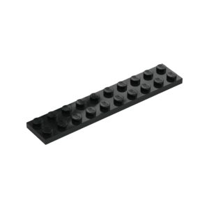 LEGO 3832 Plate 2 x 10 (Black)